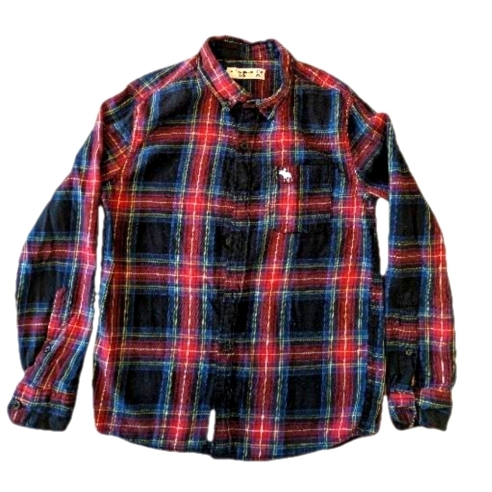 Abercrombie Kids Plaid Shirt -  9/10 yrs